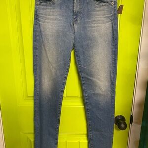 Ag Adriano Goldschmied Light Blue Skinny Jeans